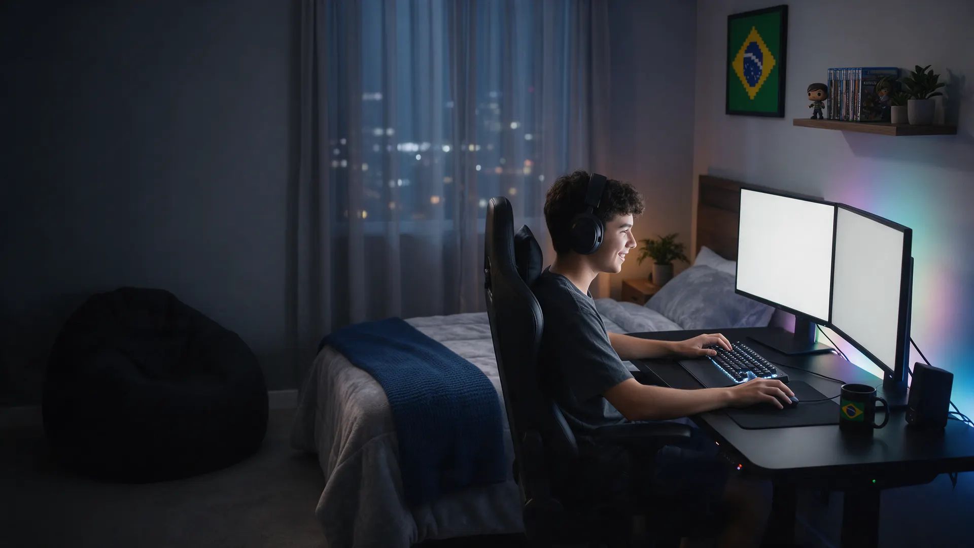 Jogue sem lag e com ping baixo, com internet fibra da BiteByte em Breves